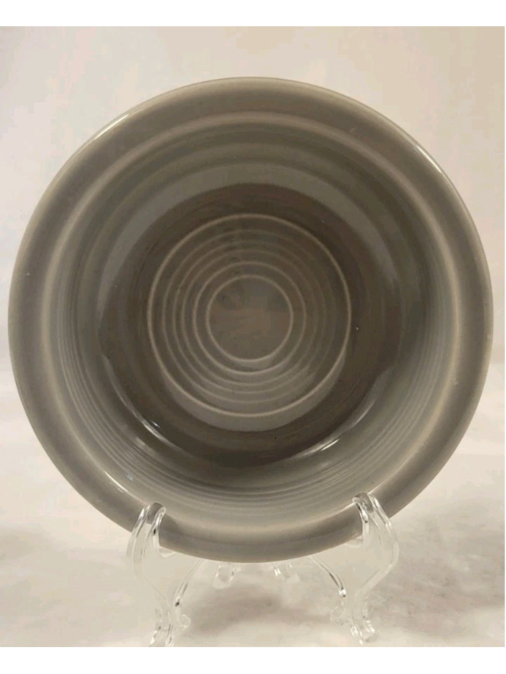 Vintage Fiesta 4 3/4" Fruit Bowl Gray 1950 Dry Foot Fiestaware Homer Laughlin